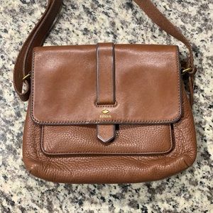 Fossil Kinley Small Crossbody Brown
